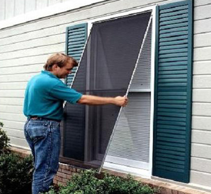 Cửa lưới inox dạng mở